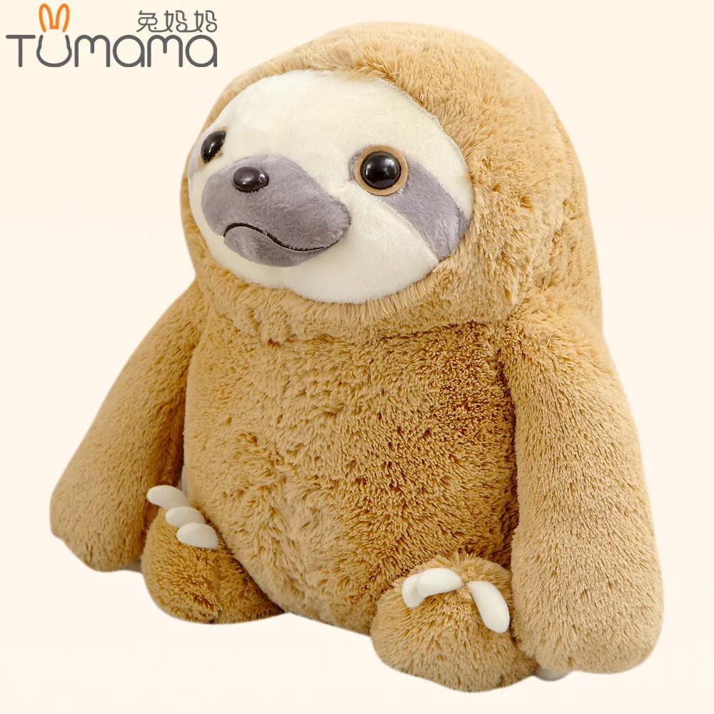 

40cm Simulation Sloth Baby Doll Lifelike Kawaii Sloth Plush Toys Stuffed Soft Animal Cartoon Kids Toys Pillow Playmate Calm Gift