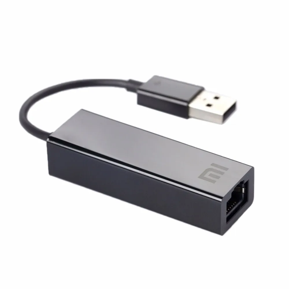 Xiaomi USB к RJ45 10 Мбит/с/100 Мбит/с проводной адаптер сетевой карты для ТВ коробка 3/ТВ
