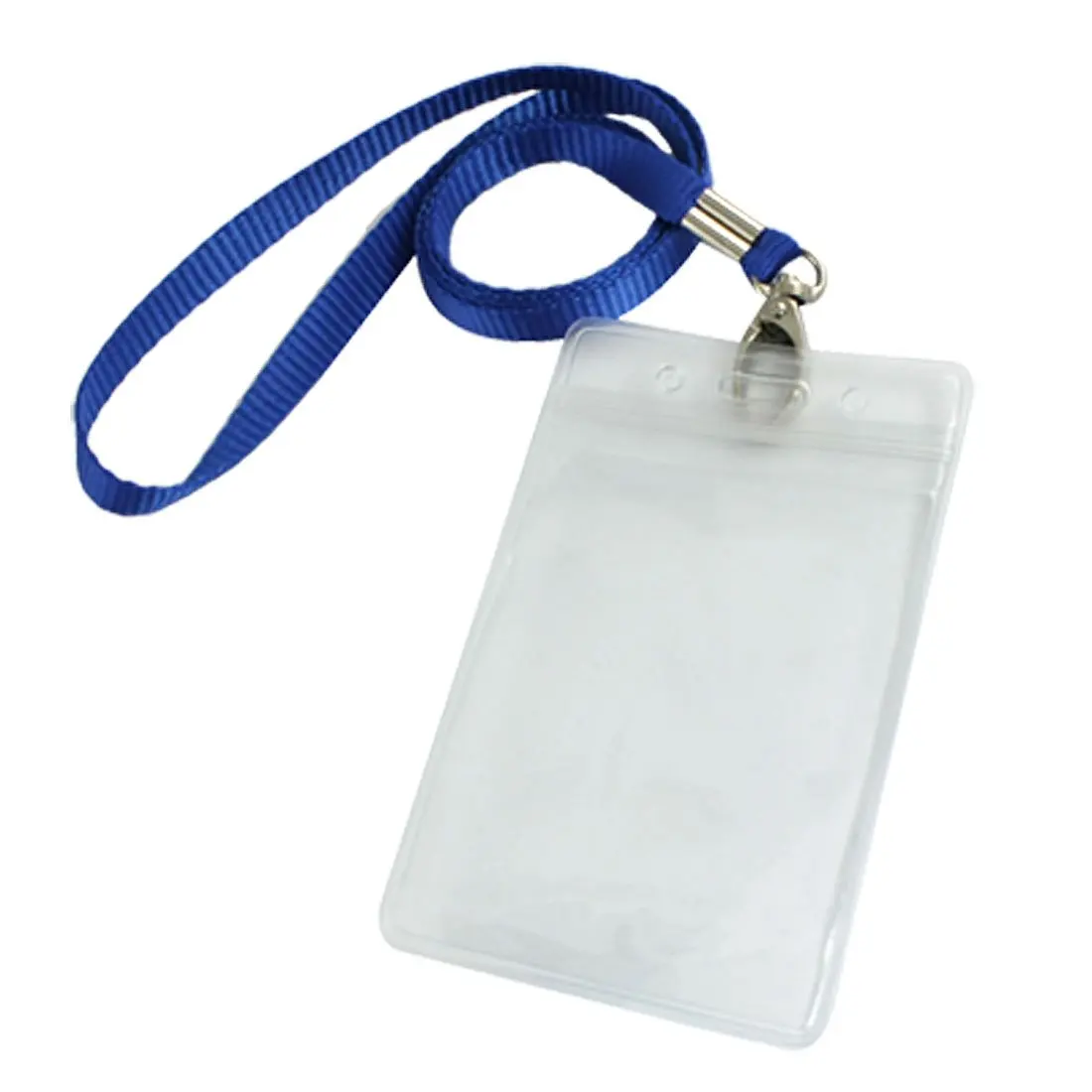 Вертикальный прозрачный пластиковый ID держатель карточек w шейный ремень 2 шт
