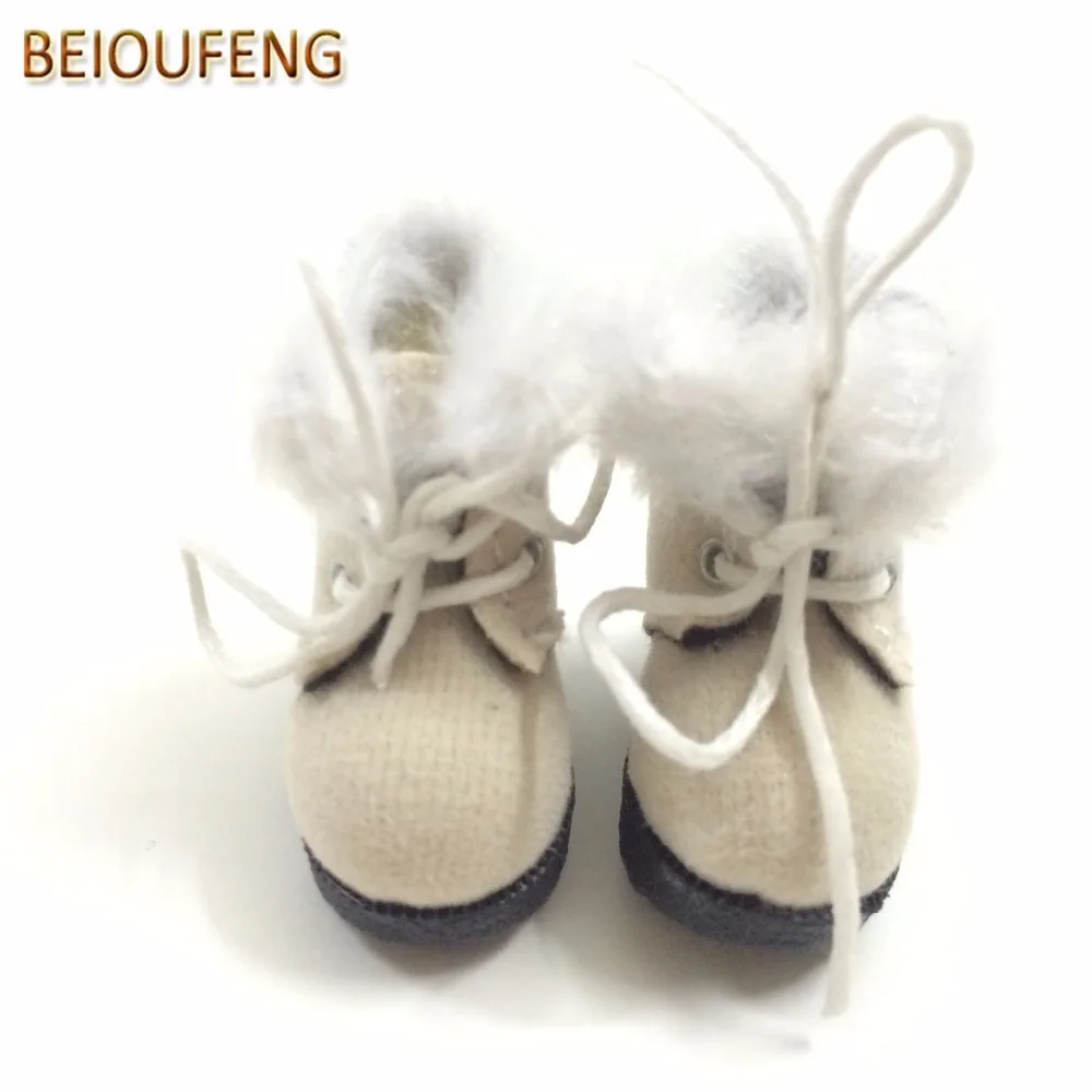 Обувь для кукол BEIOUFENG 3 2 см снежные ботинки Blythe 1/8 кроссовки BJD обуви Blyth Azone