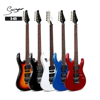 

Electric Guitar Electro Double Rock Floating Vibrato System 24 Frets 6 String Prs Electric Guitar Horn High Gloss Black Blue