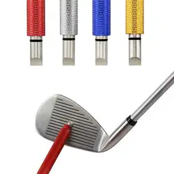 Многоцветная алюминиевая Чистящая машина для чистки клюшек для гольфа Clear Trench ручка практичный инструмент для чистки клюшек для гольфа