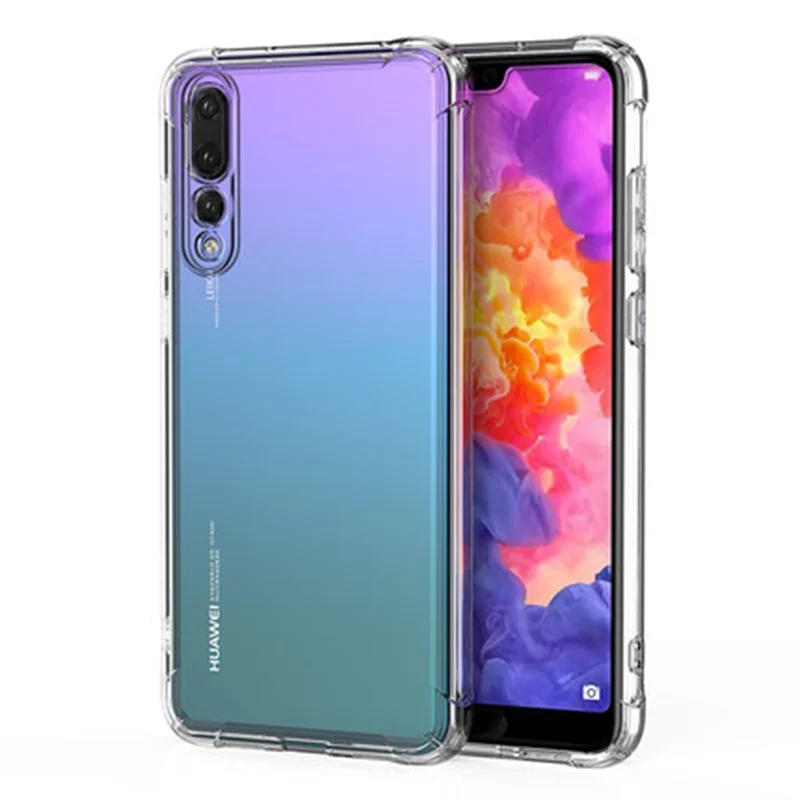 ТПУ крышки воздушной подушки для huawei Коврики 30 Lite 10 20 P20 P30 Pro P Smart рlus Honor 9X 8X 7A 10i 20i 20 Y6 Y7 Pro Y9 Prime чехол - Цвет: tpu