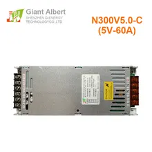 N300V5.0-C тонкий 5 в 60A 300 Вт светодиодный видео дисплей мощность, размер 212*83*30 мм 300 Вт светодиодный экран импульсная мощность