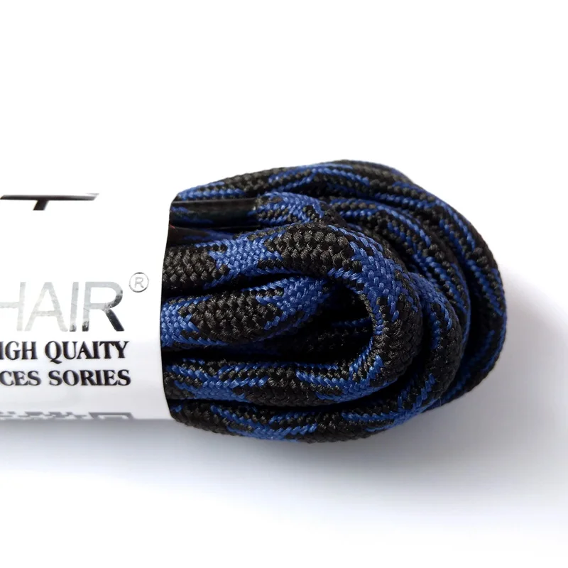 JUP1-50 Pairs Cyan Coffee Round Laces Gray Purple Non-slip Outdoor Sport Hiking Sneaker Shoelace Skate Boot Bootlace String Rope