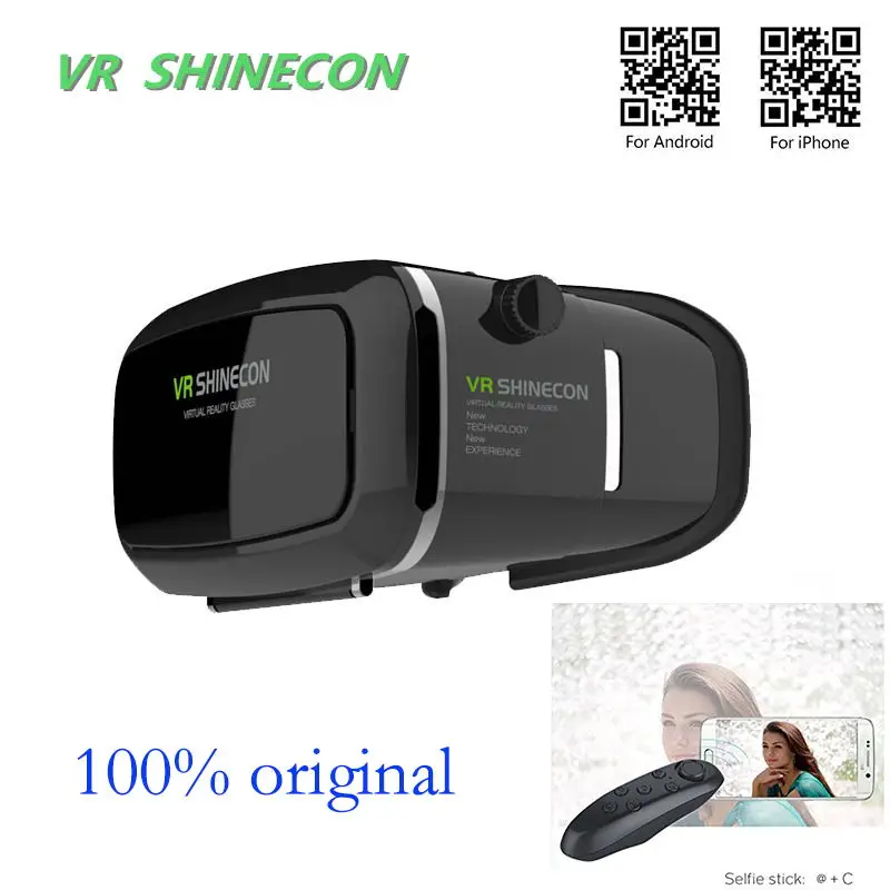 VR SHINECON Bluetooth V3.0 Remote Control Gamepad for VR Glasses