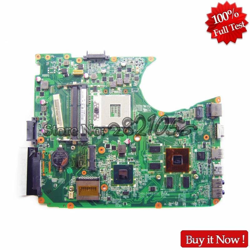 

NOKOTION A000081570 DABLDDMB8D0 Laptop Motherboard For Toshiba Satellite L750 L755 Main Board REVD HM65 DDR3