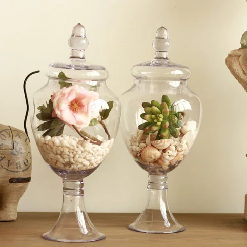 Aliexpress.com : amerikanischen vintage transparent hohe glas vase ...