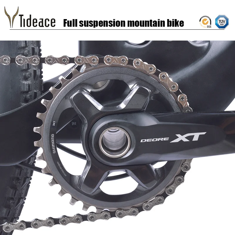 Tideace углеродный MTB подвеска горный велосипед 29er 10s или 11s скорость 29 &quotполная XT M8000