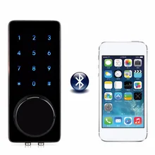 Office Smart Touch Screen Bluetooth Lock Digital Password Keypad Door Lock With Smartphone App For Hotel Apartment F1400A