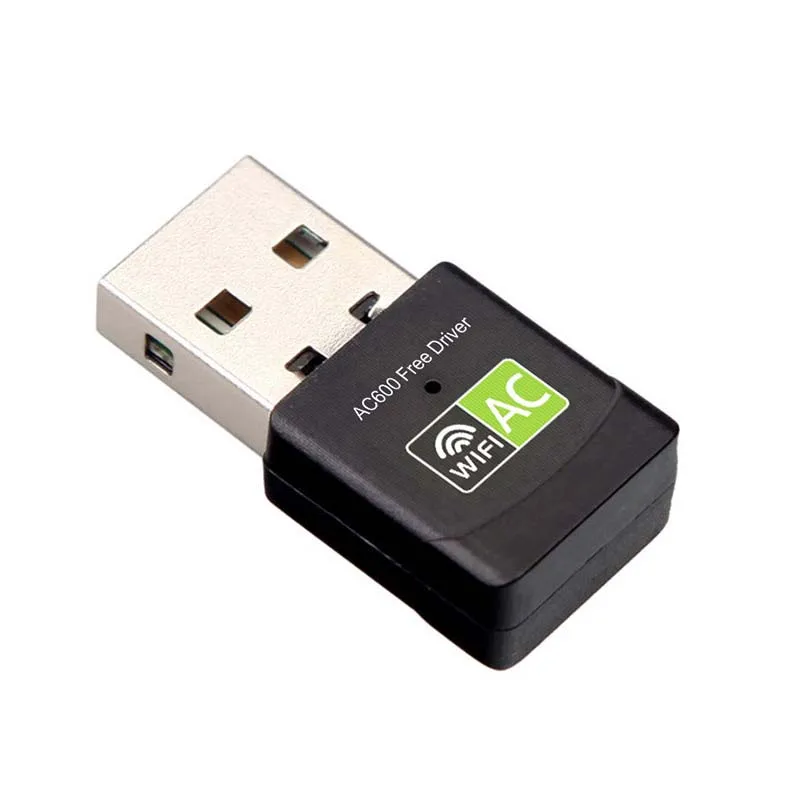 Chielecna USB Wifi адаптер USB Ethernet Сетевая карта 600 Мбит/с 5 ГГц USB Wi-Fi адаптер PC Antena WiFi приемник AC WiFi ключ