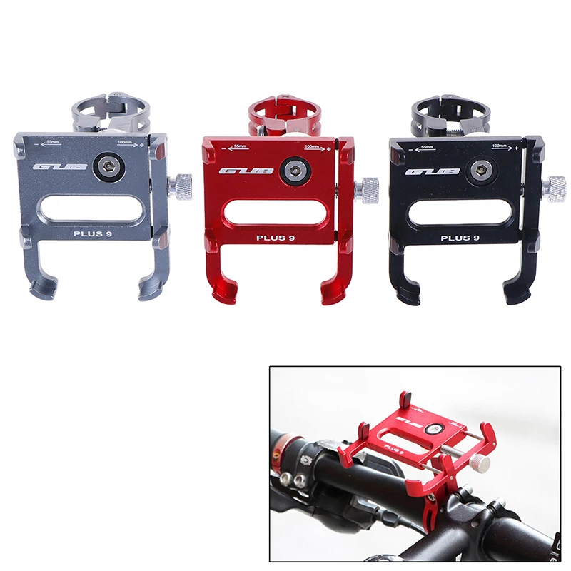 

GUB Plus 9 Bicycle Phone Holder 360 Degree Rotatable Bike Phone Stand Support for 3.5-6.2 Inch Mobile Phone/ GPS