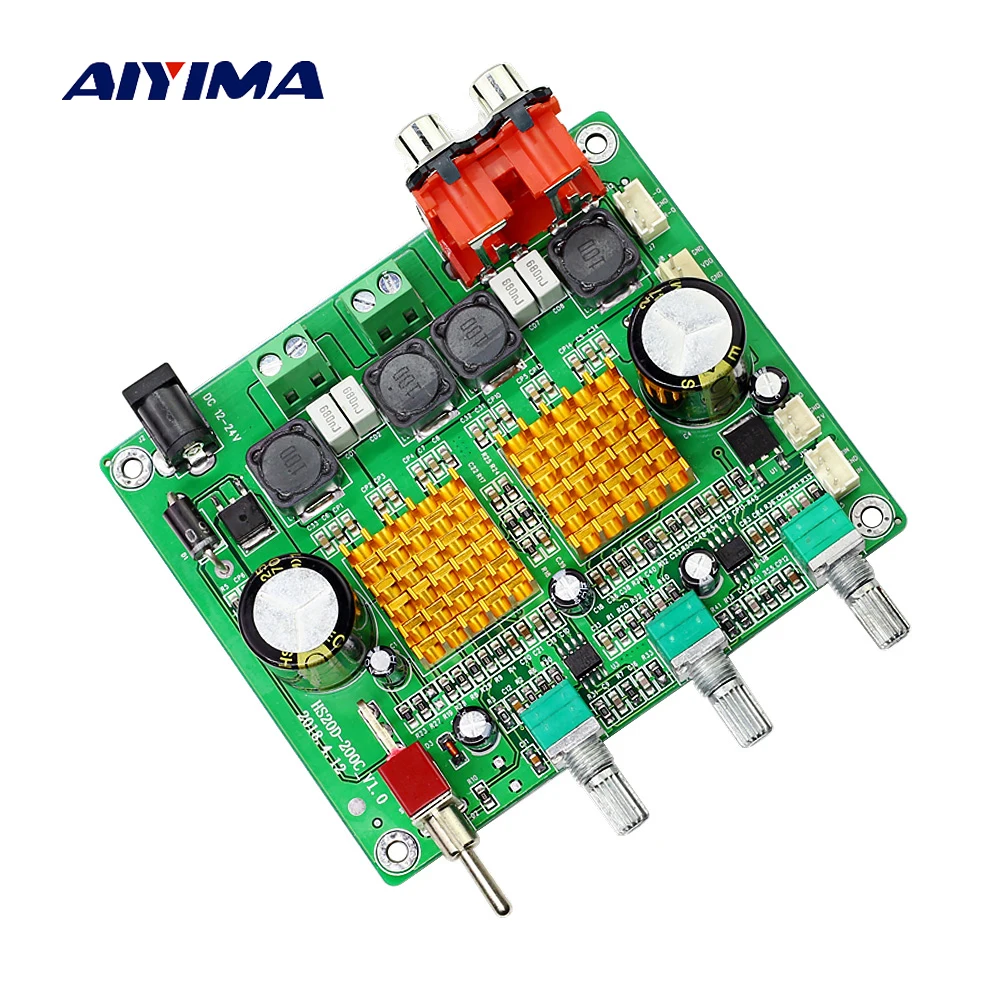 Aiyima TPA3116D2 аудио усилитель Совет 100 Вт * 2 класса D двухканальный цифровой Мощность