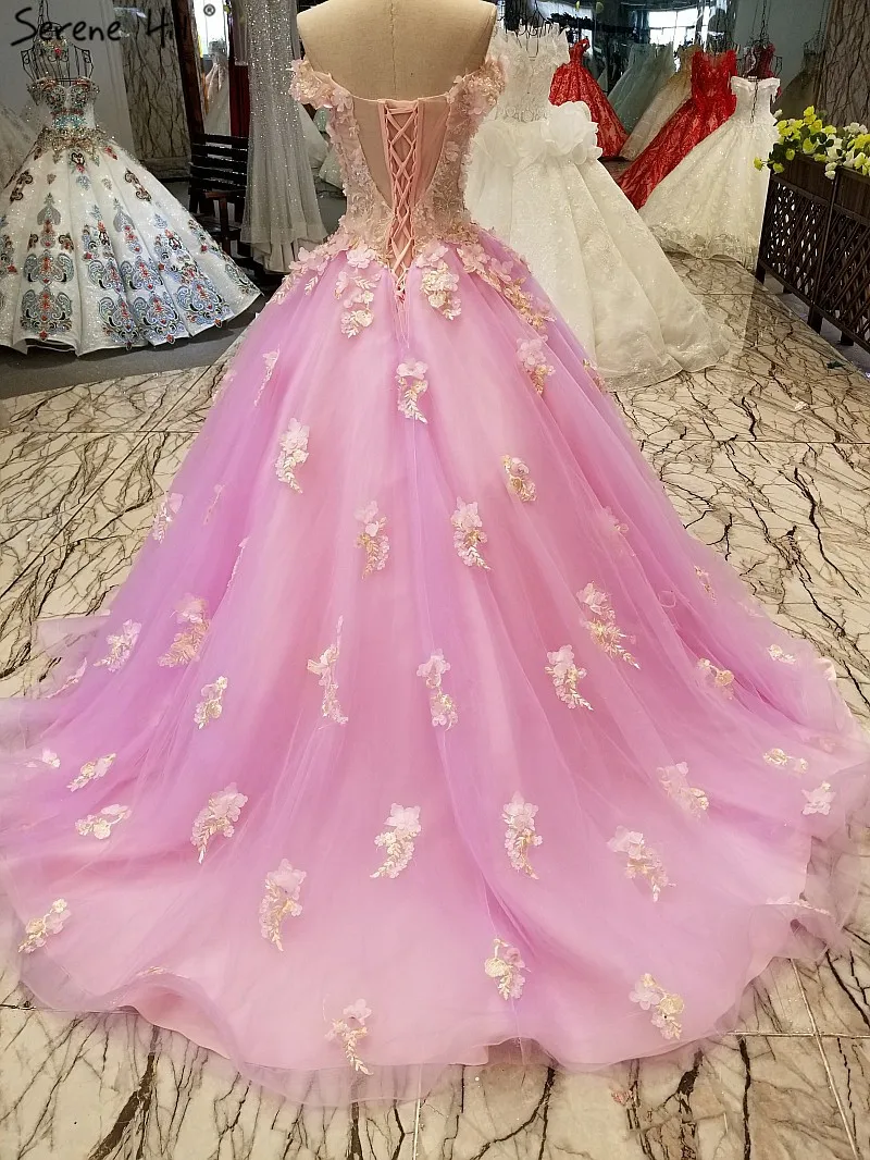 Новинка ручной работы Цветы Жемчуг сексуальные свадебные платья 2019 с открытыми плечами модные Элитные Модные свадебные платья настоящая