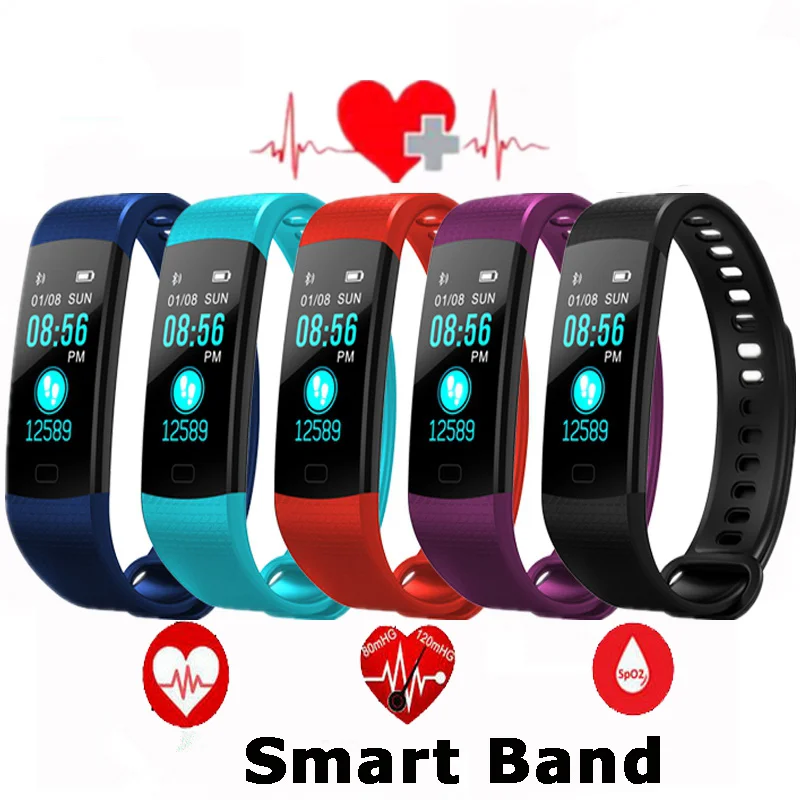 Best Bluetooth Wristband Fitness Tracker Smart Band Sports Bracelet for