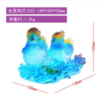 

Wedding anniversary creative gift glass high-end personality romantic fashion girlfriend gift crafts Decoration