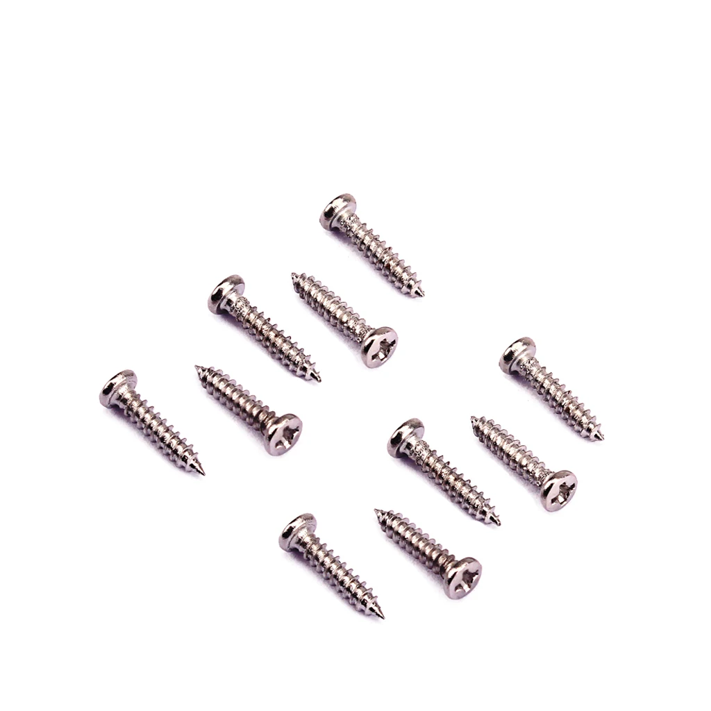 100 Pieces Iron Tuning Peg Tuner Mounting Screws Stringed Instruments for Guitar Bass Ukulele Mandolin Parts