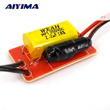 AIYIMA 2 шт. чистый ВЧ динамик аудио делитель частоты 40 Вт сценический домашний автомобильный твитер кроссовер фильтры для 2-5 дюймов динамик