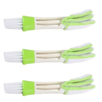 

Dust Cleaning Brush, Portable Dual Head Micro Fiber Vent Duster for Computer Keyboards, Fans, Air Conditions, Car Air Outlets