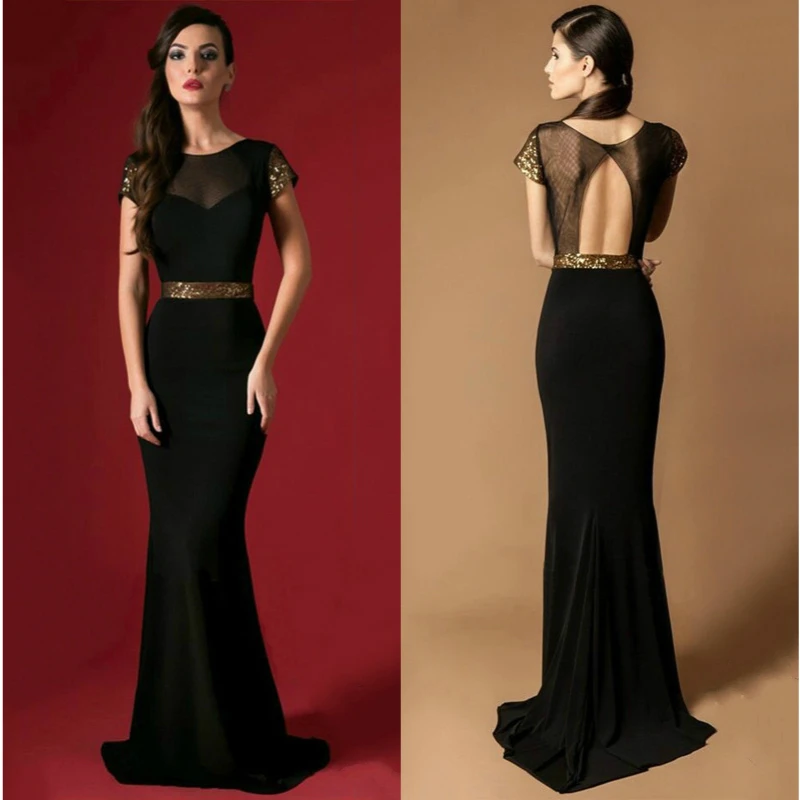 dark colour gown