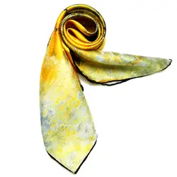 52x52 см картина маслом квадратный шелковый шарф для женщин дамы 100% твил для шарфов, галстуков обертывания модные аксессуары