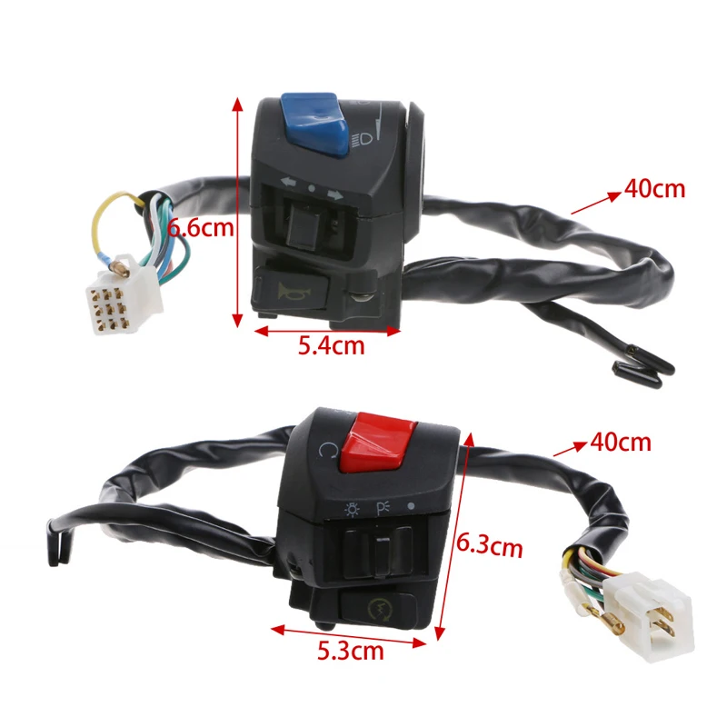 2x motocicleta 22mm manillar cuerno de señal de giro faro interruptor de arranque eléctrico Sistema eléctrico interruptores de motocicleta 2x motocicleta 22mm manillar cuerno de señal de giro faro interruptor de arranque eléctrico Sistema eléctrico interruptores de motocicleta