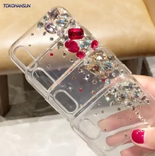 3D модные Чехол для Samsung Galaxy S9 плюс S8 A5 A7 2018 A5 2017 A7 J5 J7 Pro j730 j530 чехол роскошный чехол С кристалалми и стразами Bling
