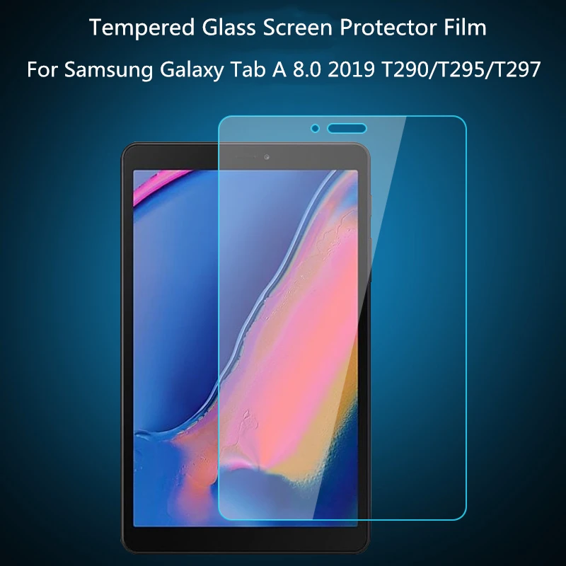 2 шт. закаленное Стекло Экран протектор для Samsung Galaxy Tab A 8,0 2019 T290 T295 T297 SM-T290 SM-T295 Защитная пленка для планшета