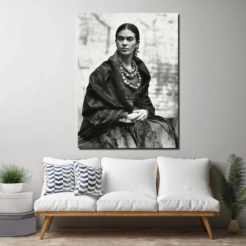Frida HD Solemn Photo Wall Art Canvas Poster and Print Canvas Painting Decorative Picture For Office Living Room Home Decoration Frida HD Solemn Photo Wall Art Canvas Poster and Print Canvas Painting Decorative Picture For Office Living Room Home Decoration