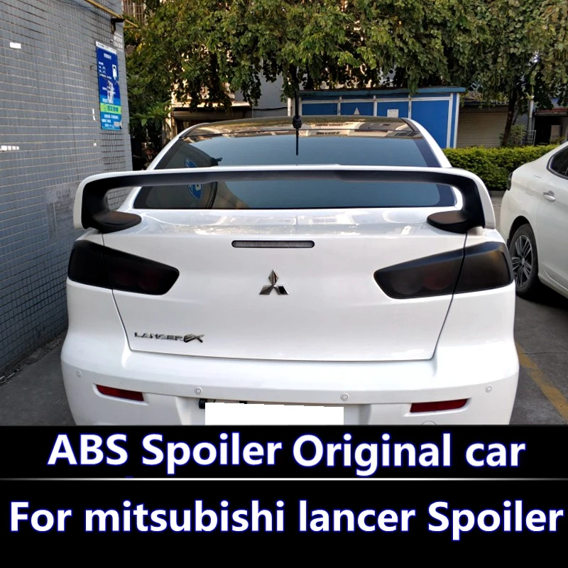 

For LANCER EX 2010-2016 Spoiler High Quality ABS Material Car Rear Wing Primer Color Rear Spoiler Modified oversized spoiler