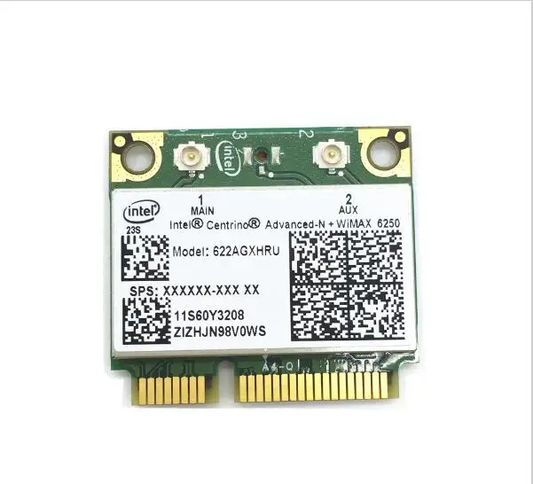 Беспроводная Wi-Fi карта ntel Centrino Advanced-N WiMAX 6250 622ANX MINI PCI-E Wlan для IBM T410 T510 X201i X220 FRU:60Y3195