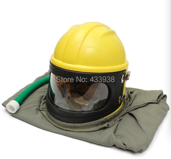 

Sand blasting helmet