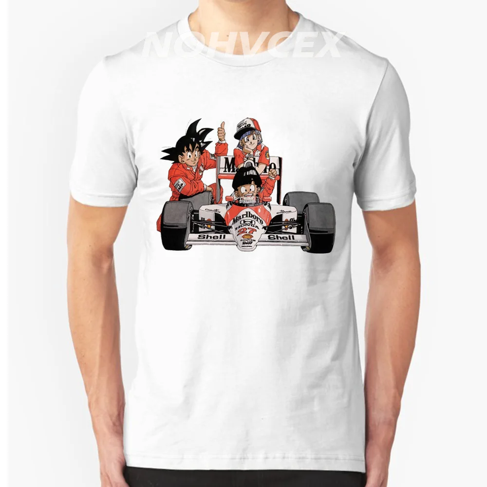

New Retro unique design Men's T Shirt Car fans Tops cool Tees My favorite driver ayrton senna