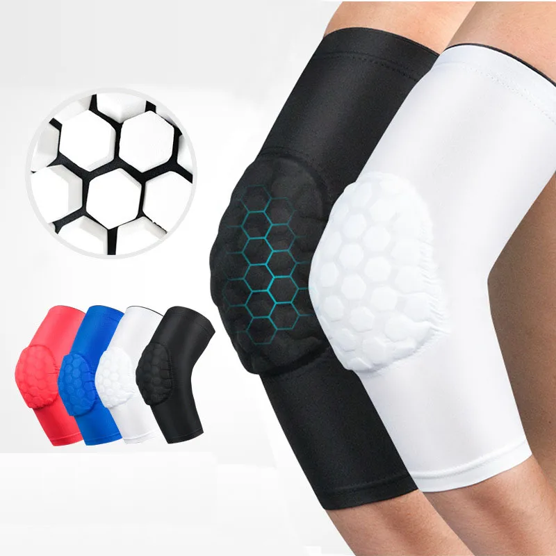 

1PCS Elastic Basketball vollyball Elbow Pads Arm Sleeve Crashproof Honeycomb Elbow Support Elbow Protector Guard Sport Safety