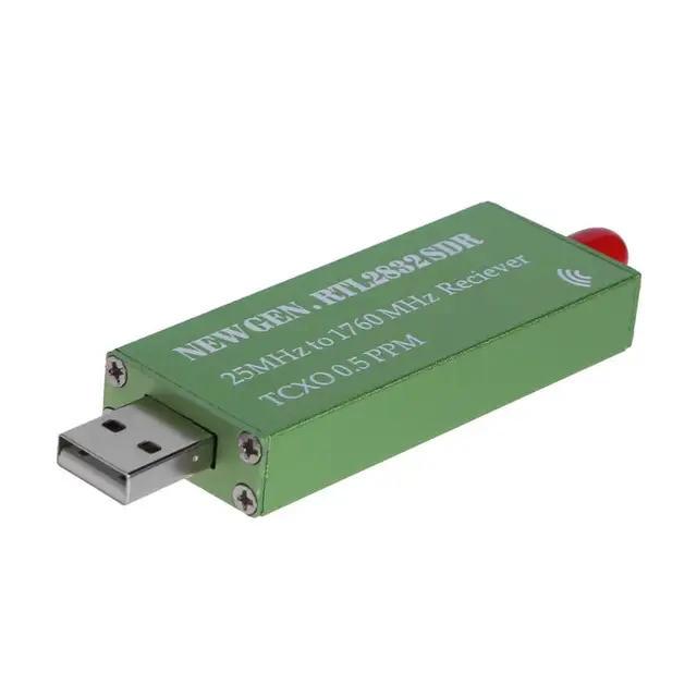 Premium USB Software Defined Ratio Premium USB RTL-SDR w/ 0.5PPM TCXO Metal Case SMA R820T2 RTL2832U