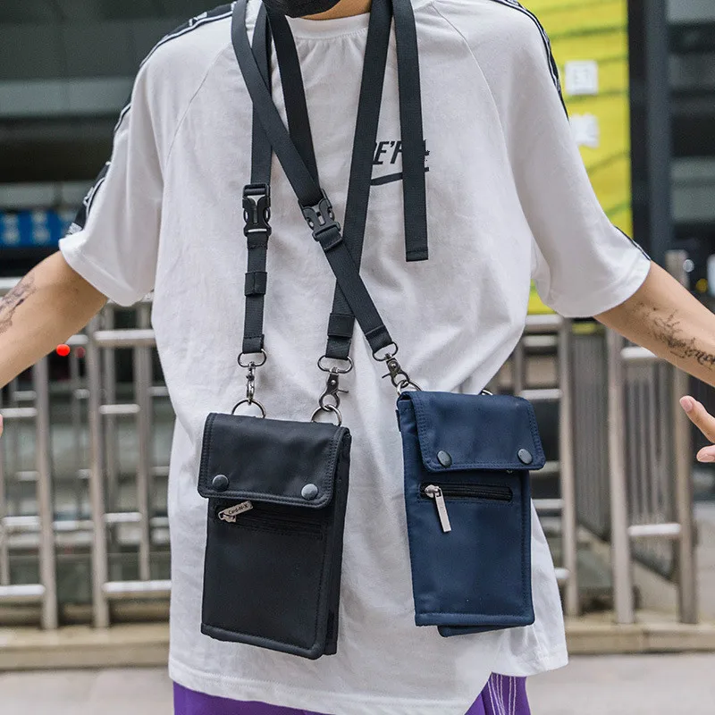 

Luxury Unisex Women Men Bag Cell Phone Handbag Wallet Pouch Hanging Neck Lanyard Strap Small Shoulder Messenger Crossbody Bags