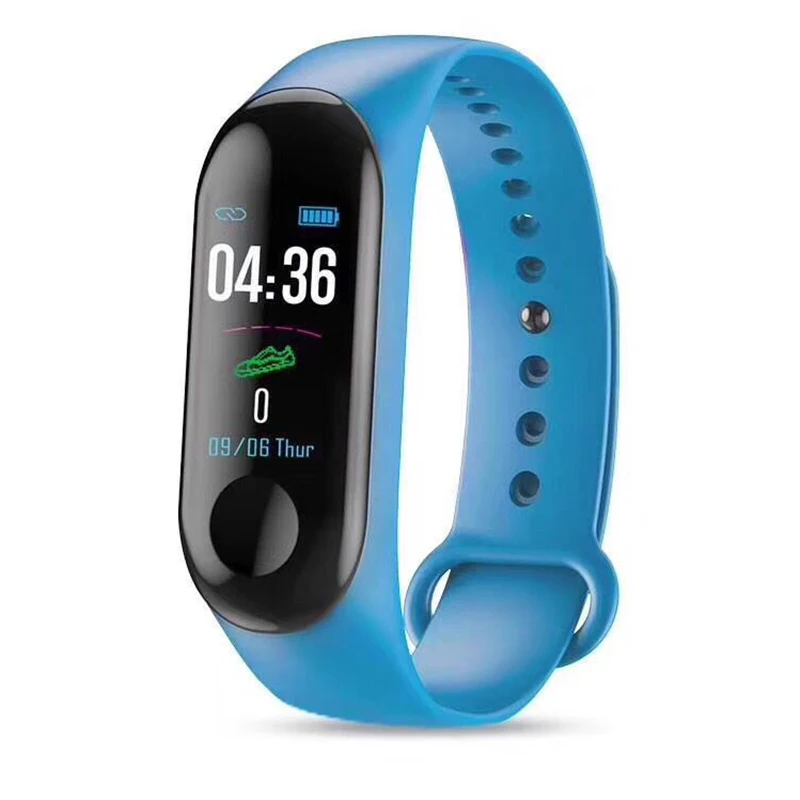 Lefun Здоровье новые Смарт-часы для мужчин и женщин монитор сердечного ритма фитнес-трекер спортивный смарт-браслет для ios android GT - Цвет: Light blue