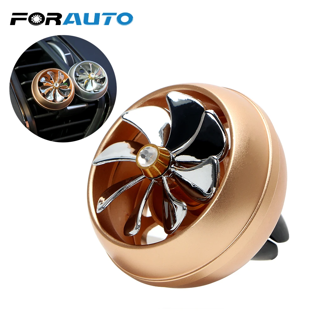 

FORAUTO Car Air Freshener Outlet Vent Clip Screw Propeller Aroma Diffuser Perfumes Air Force 8 Car-styling Interior Accessories