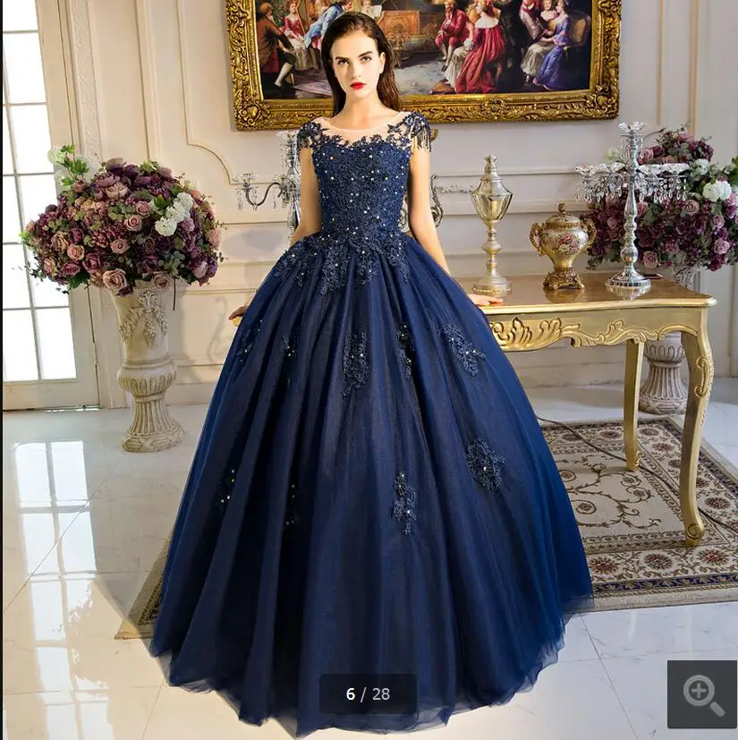 Aliexpress.com : Buy 2016 new arrival navy blue beading