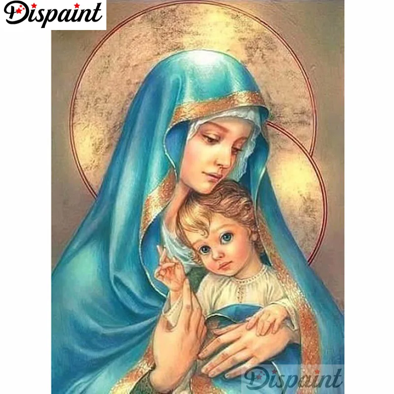 

Dispaint Full Square/Round Drill 5D DIY Diamond Painting "Religious Jesus" 3D Embroidery Cross Stitch Home Decor Gift A11410