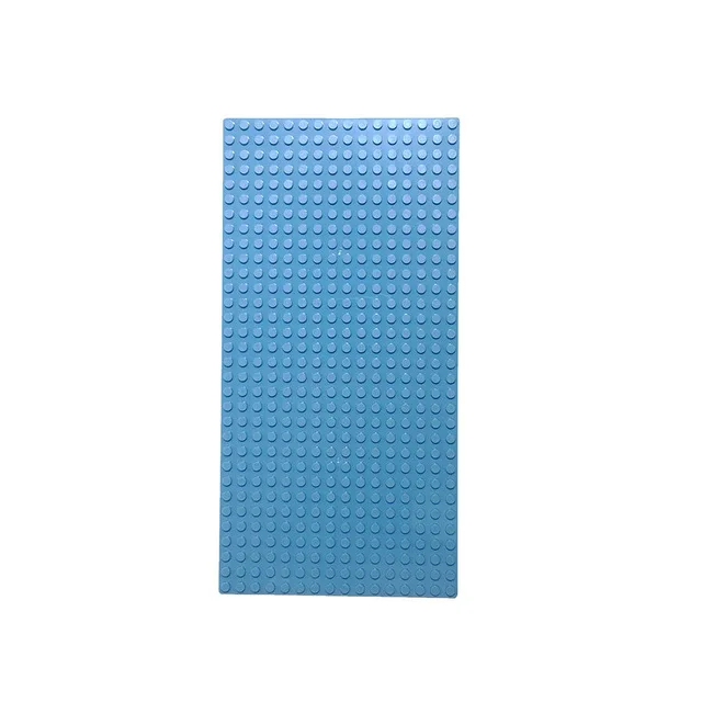 Kazi классические опорные пластины пластиковые кирпичи опорные пластины совместимые разветвители размеры строительные блоки строительные игрушки 16*32 точки - Цвет: sky blue