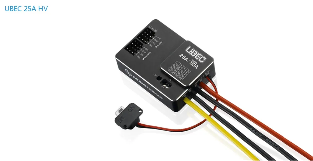 

hobbywing External 25A UBEC HV 20A/50A Support 3-18S Lipo battery