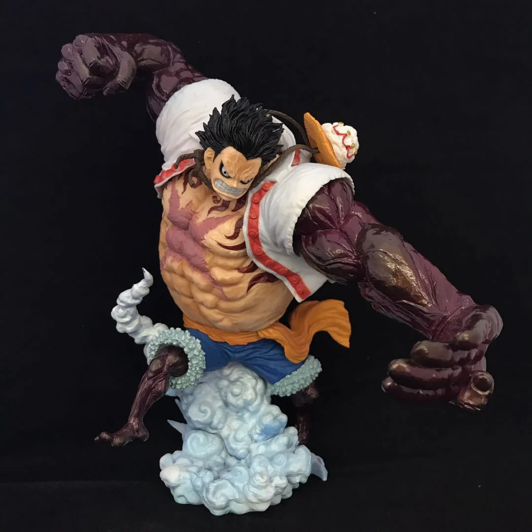 21CM pvc Japanese anime figure ONE PIECE Monkey D. Luffy The battle over the dome King of ape gun action | Игрушки и хобби