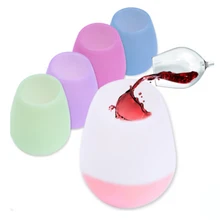 Силикагель красное вино стекло еда красное вино стекло анти-падение силикагель чашка 6 цветов