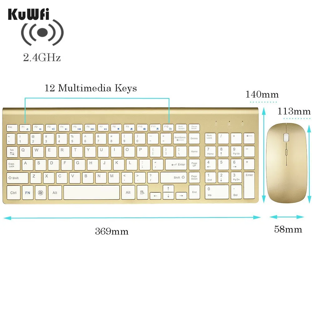 Combos de teclado e mouse