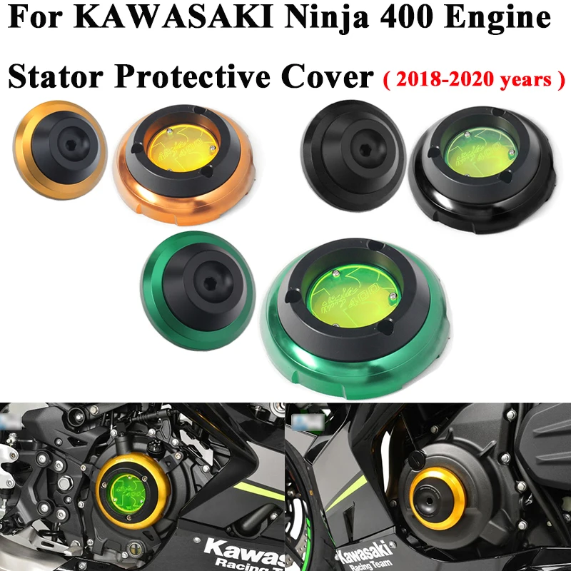 

For KAWASAKI Ninja 400 EX400 Z400 2018 2019 2020 Motorcycle CNC Left Right Engine Stator Protective Cover Guard Protectors