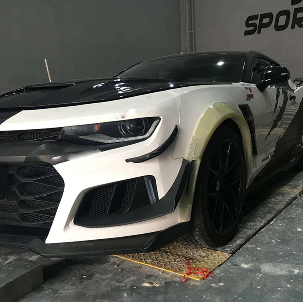 Карбоновое волокно/FRP колесо крыло вспышки для Chevrolet Camaro- переднее и заднее крыло наборы кузова