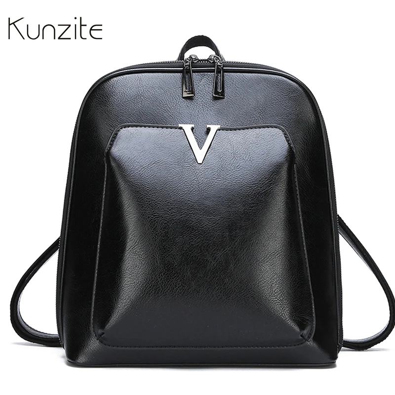 

Famous Brand Leather Backpack Vintage Women Backpack for Girls Simple Large Capacity Travel Shoulder Bags for Women Bagpack Sac