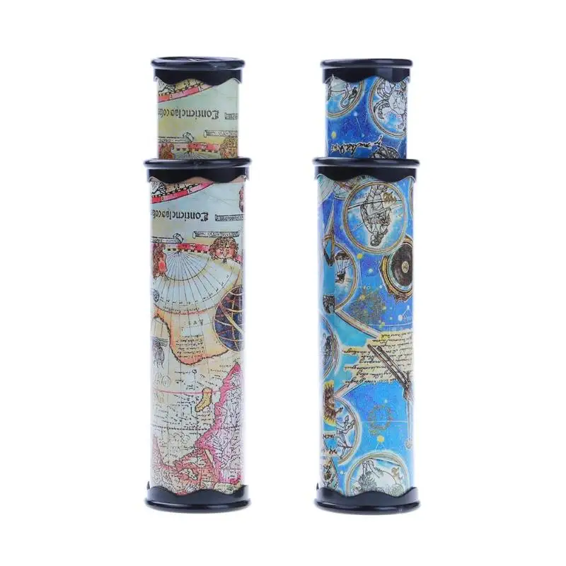 DIY Kaleidoscope Children Toy Child Educational Science Classic Toy Large Twisting Kaleidoscopes Rotating Kid Gift Color Random