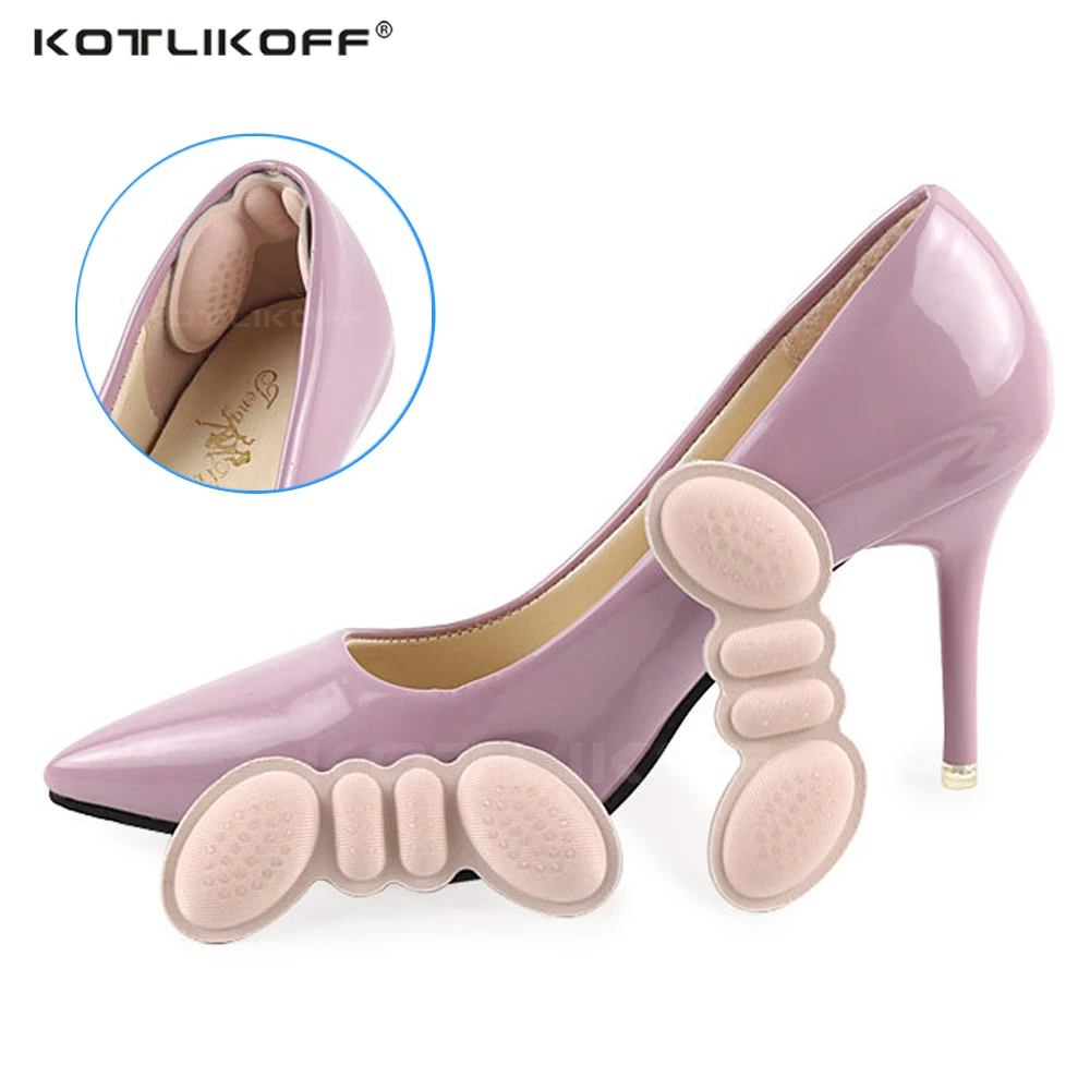 

KOTLIKOFF 2019 New Arrival Butterfly Heel Insole Pad For Shoes High Heels Feet Heel Protector Self-adhesive Insert Liner Grips